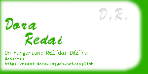 dora redai business card